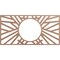 Ekena Millwork Hoover Wood Fretwork Pierced Ceiling Medallion, Wood (Paint Grade), 36"W x 18"H x 13 3/8"ID x 3/8"T CMWP36X18X0375HOMF - alternate 1